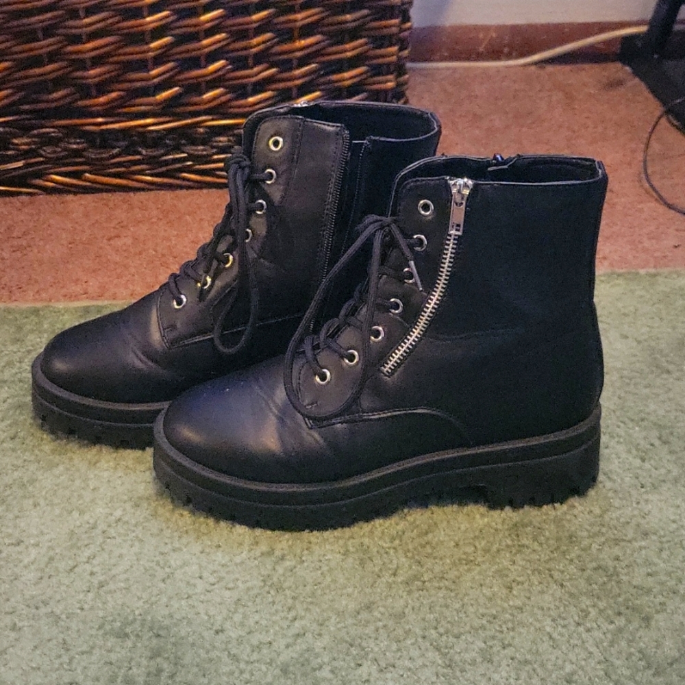 Black boots